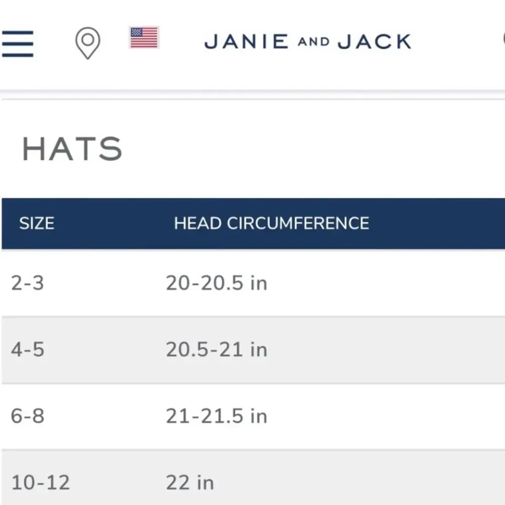 Janie and Jack Ski Icon Cap - NWT